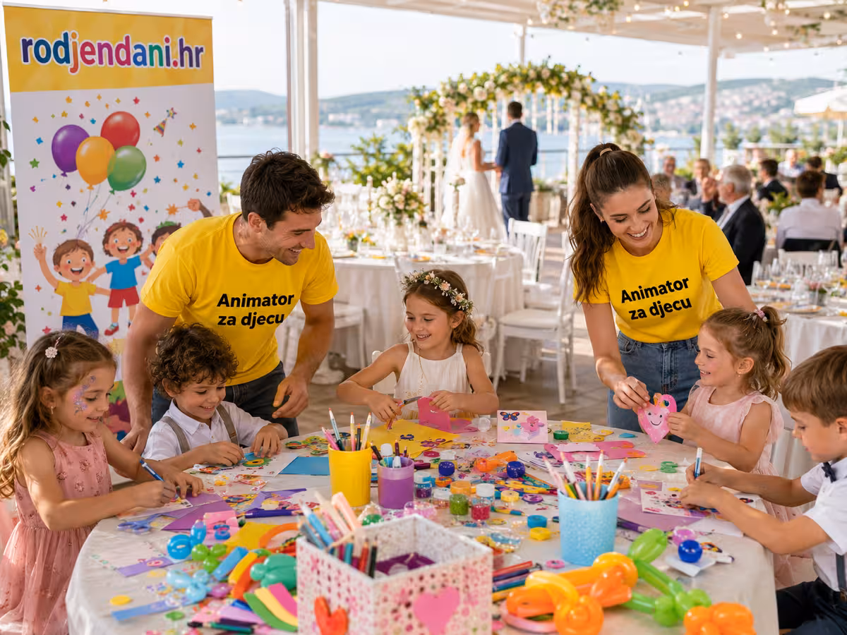 Animatori za vjenčanja i animacija djece na svadbi