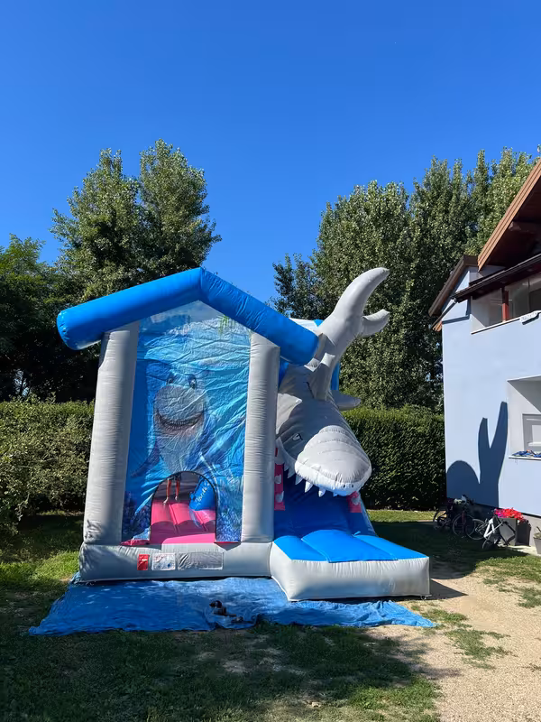 Sharky dvorac na napuhavanje za rođendan