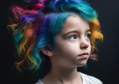 Dječji rođendani | Lude frizure u boji